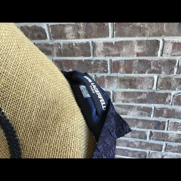 Karl Lagerfeld Flouncy Navy Dress - Picture 6 of 8